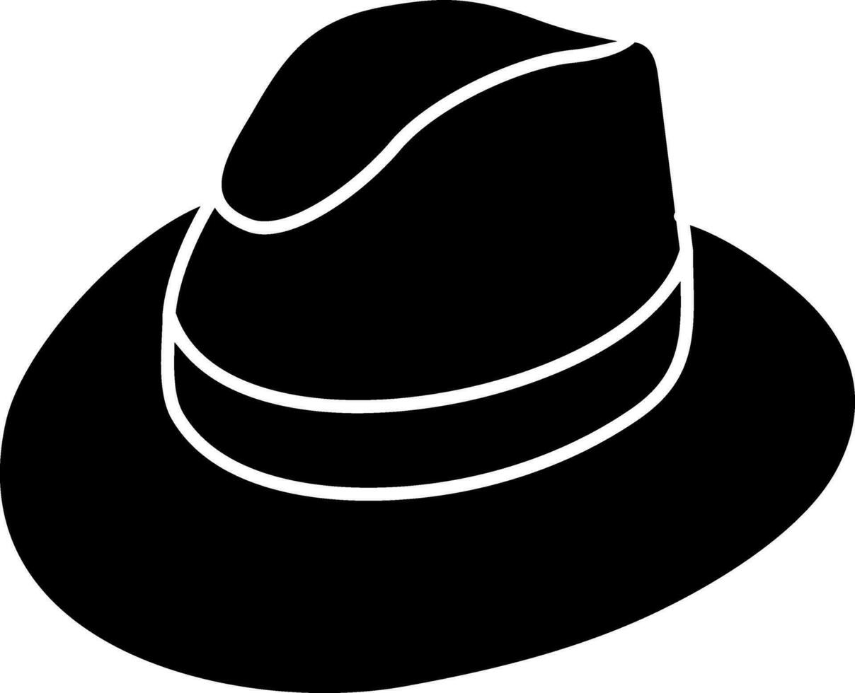 diseño de icono de vector de sombrero