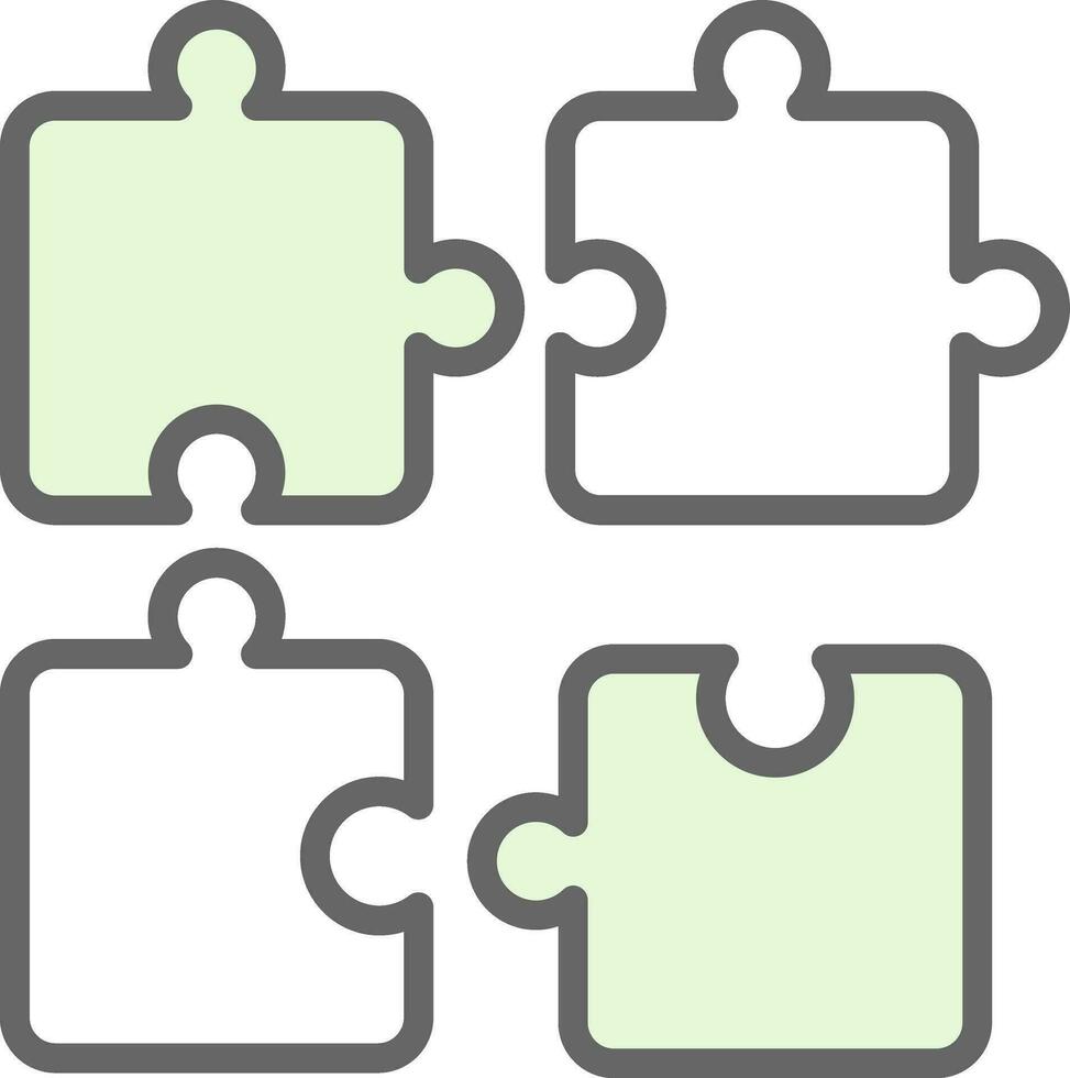 Puzzle Vector Icon Design