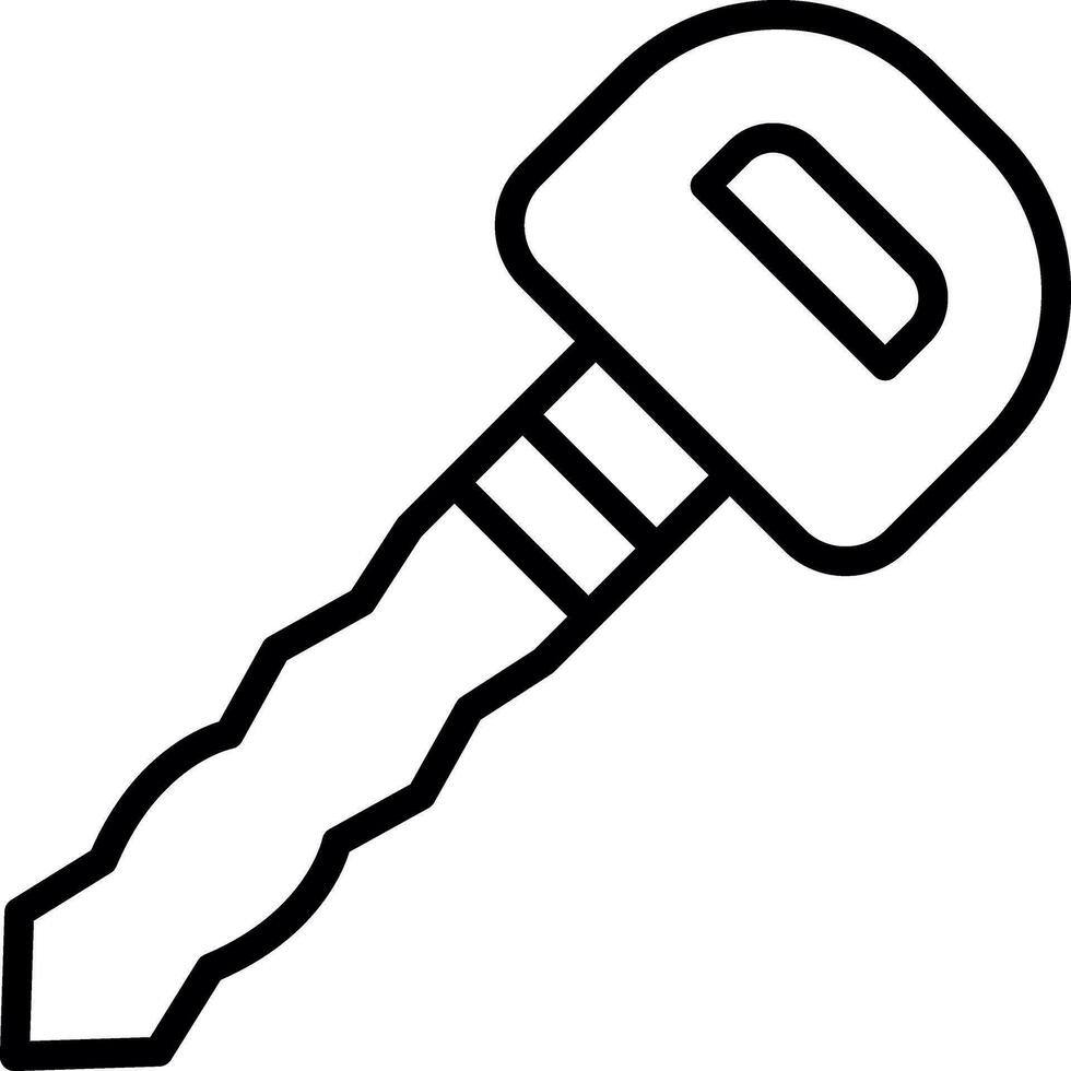 Car key Vector Icon Design