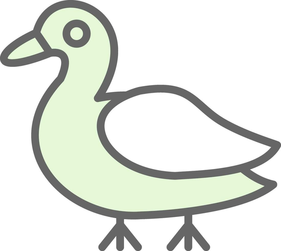 Duck Vector Icon Design