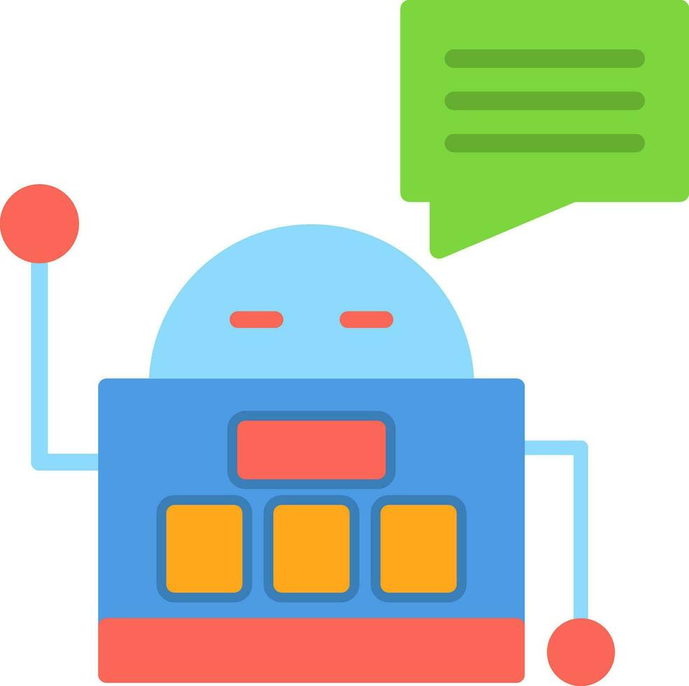 Chatbot Vector Icon Design