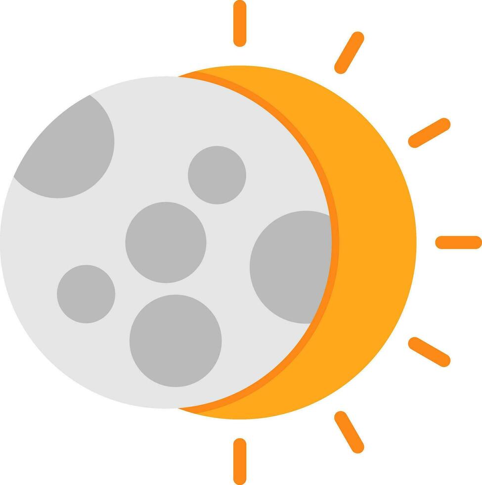 Eclipse Vector Icon Design