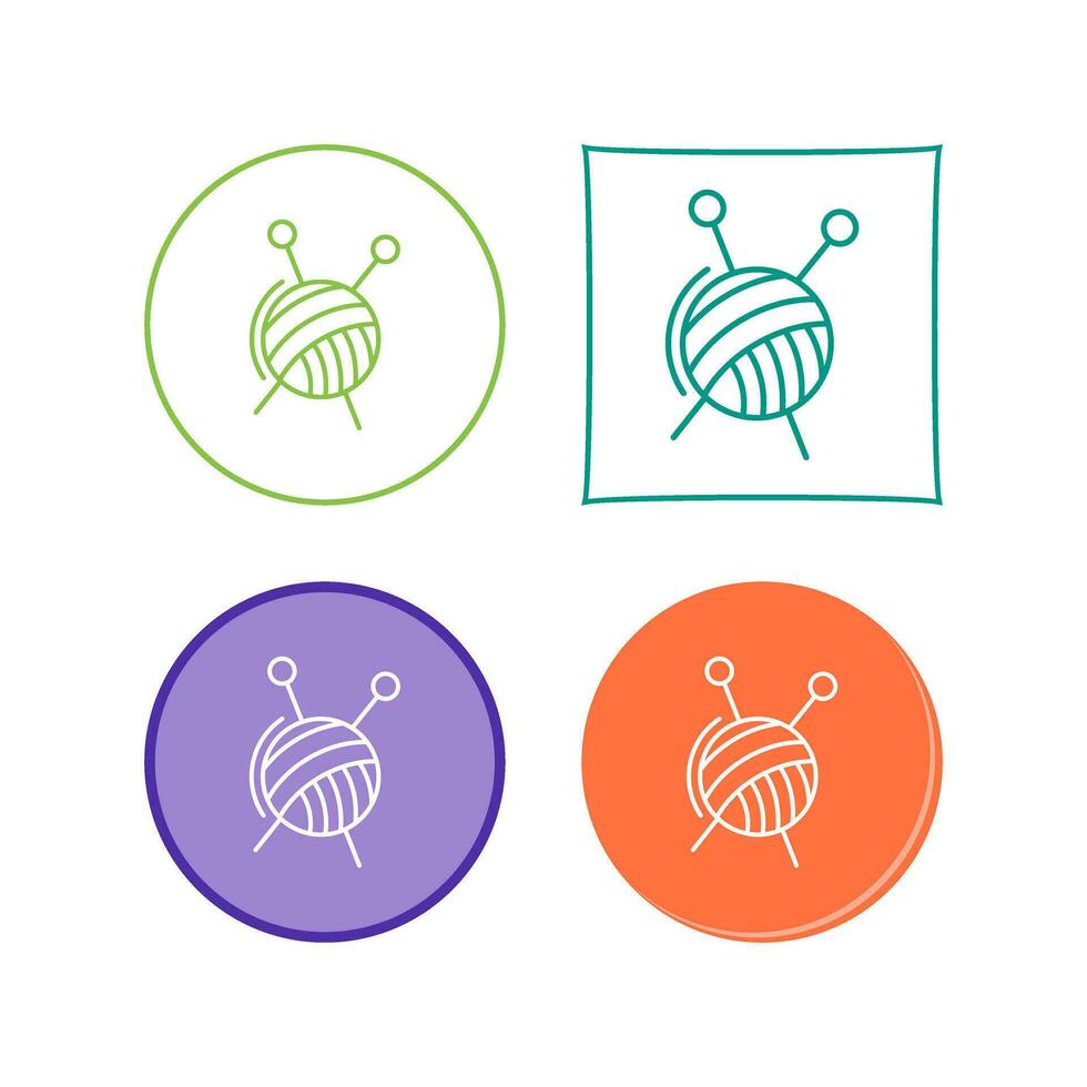 Knitting Vector Icon