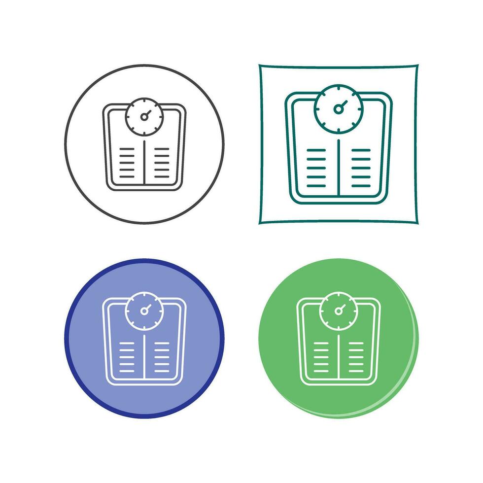 Weight Scale Vector Icon