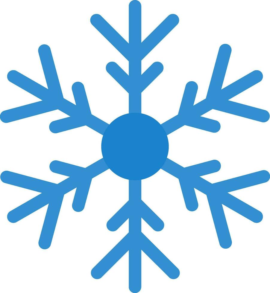 diseño de icono de vector de copo de nieve