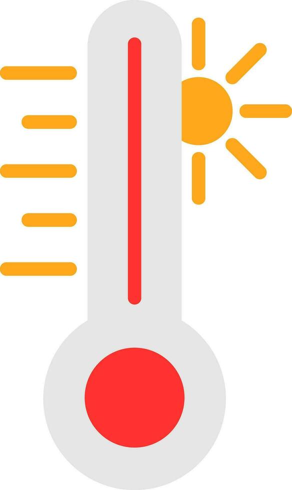 Thermometer Vector Icon Design