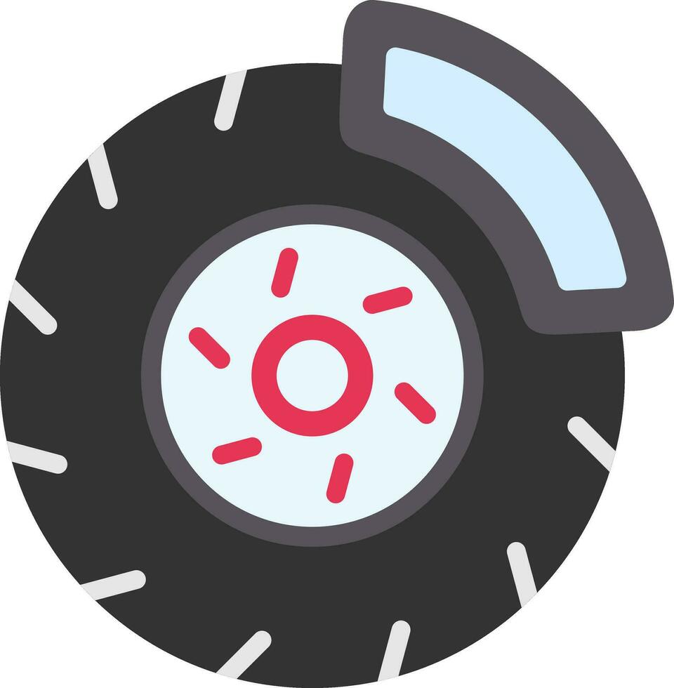 Brake disc Vector Icon Design