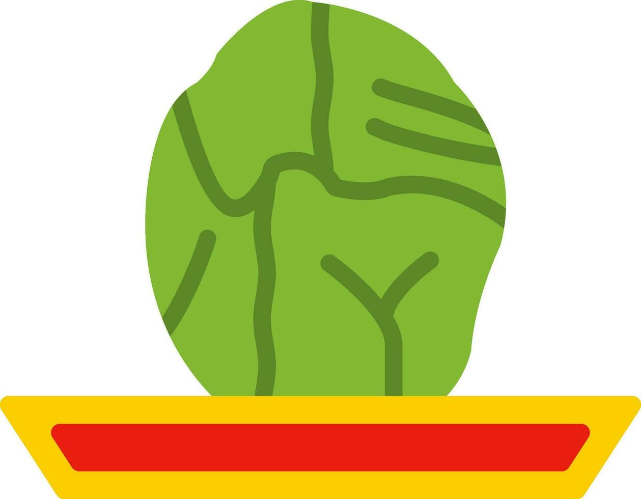 Brussels sprouts Vector Icon Design