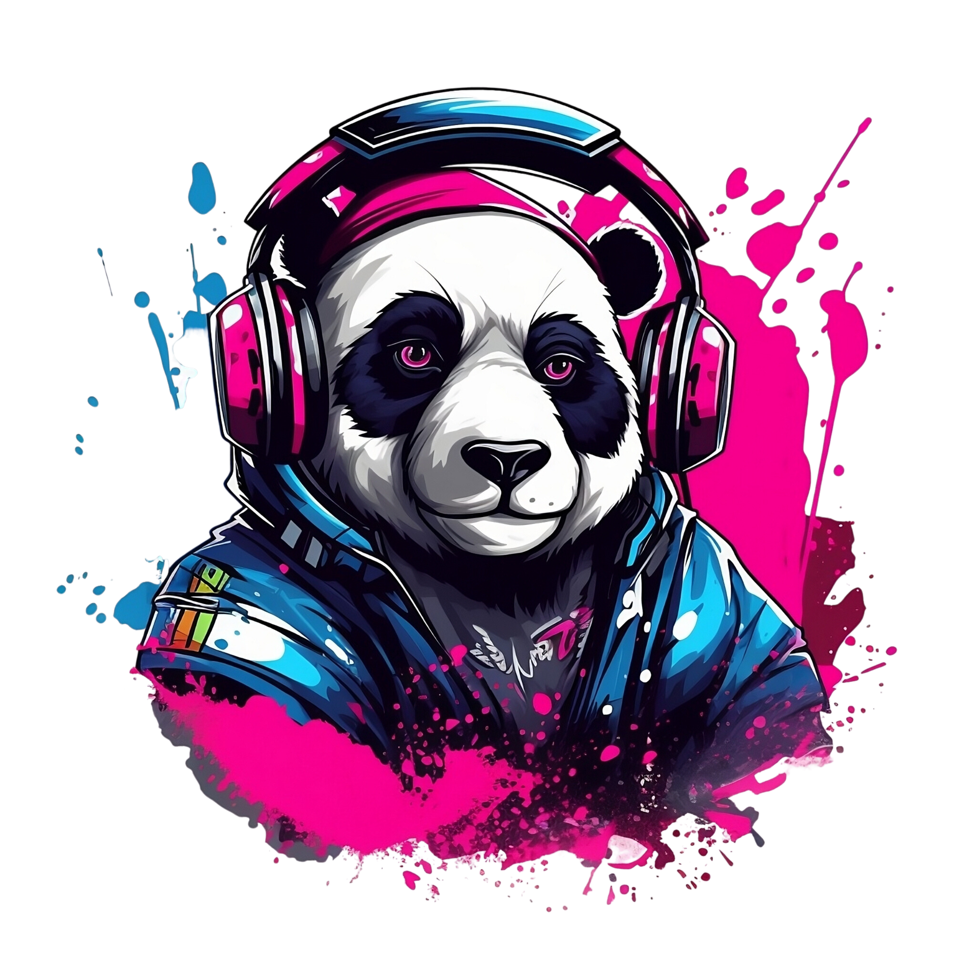 Designs PNG de urso panda para Camisetas e Merch