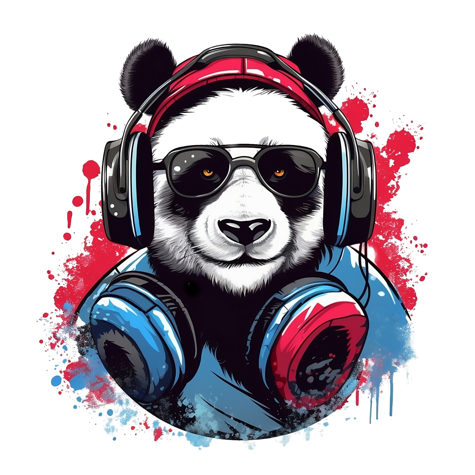 Designs PNG de urso panda para Camisetas e Merch