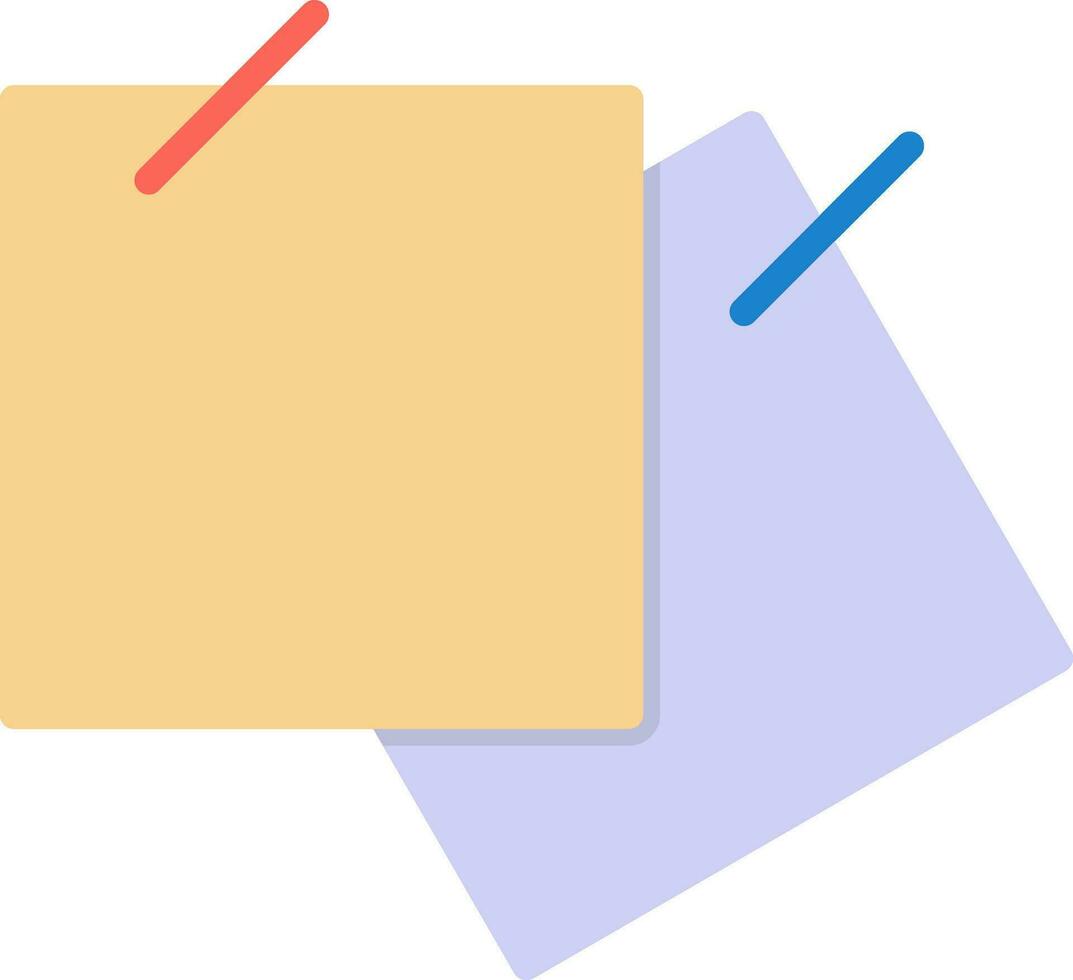 Sticky notes Vector Icon Design