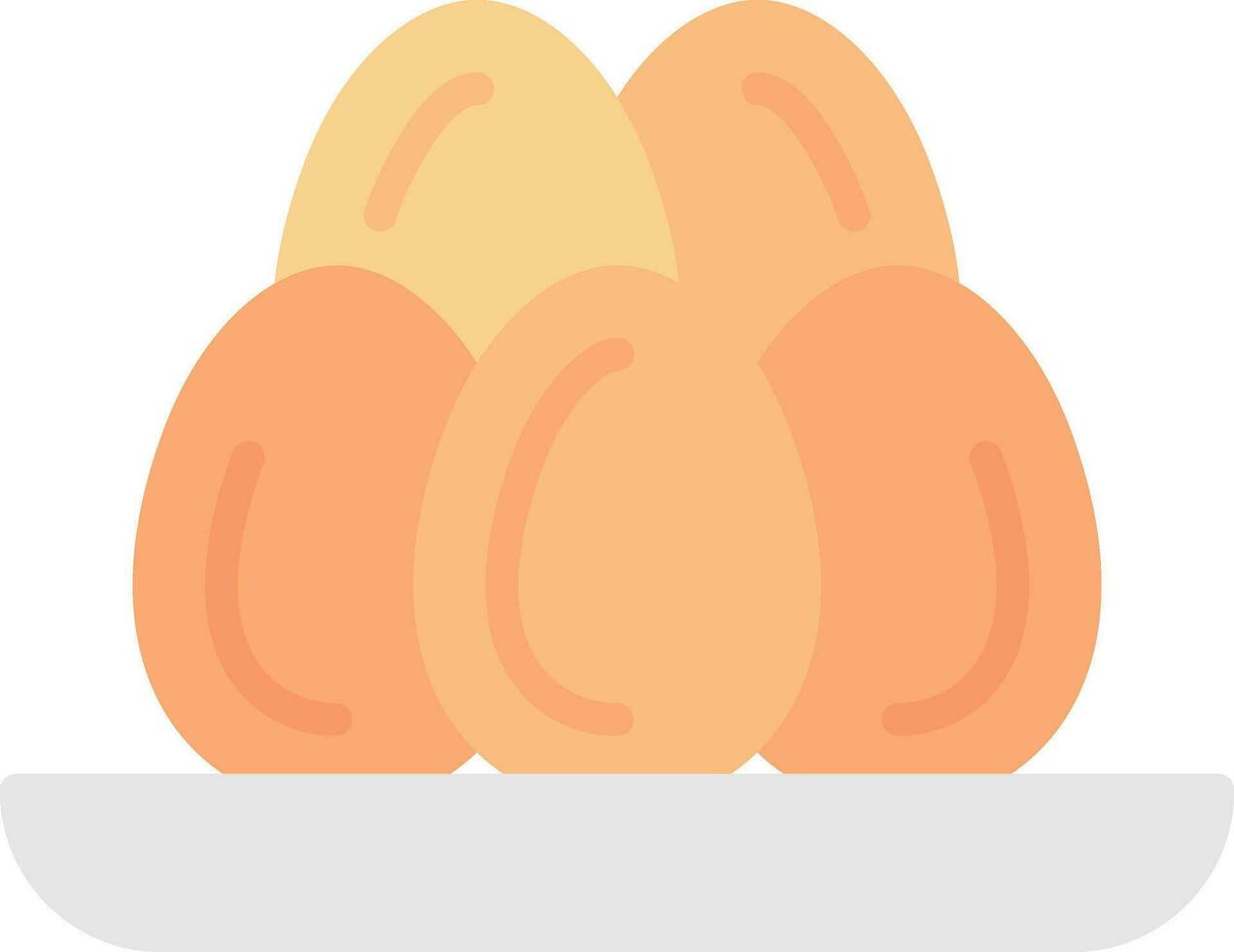 Eggs Vector Icon Design