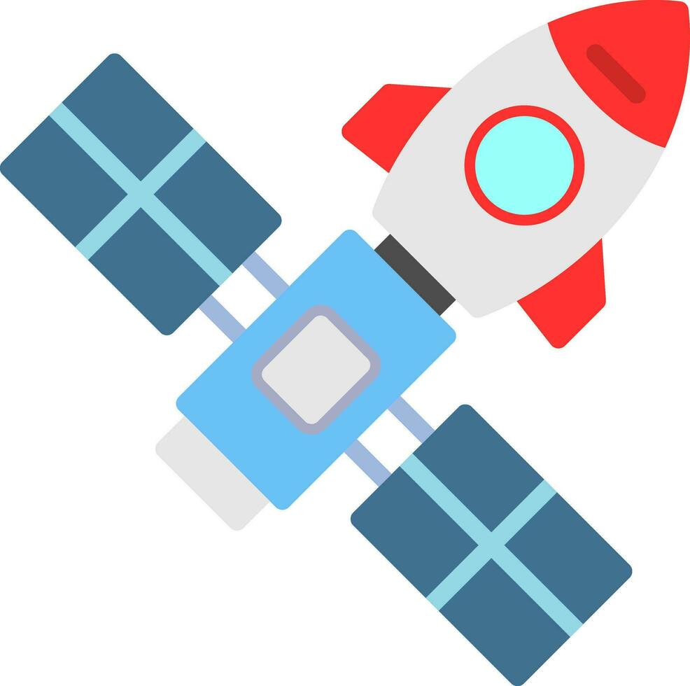 Space station Vector Icon Design