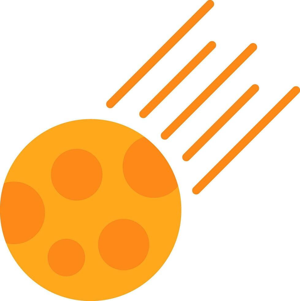 Comet Vector Icon Design