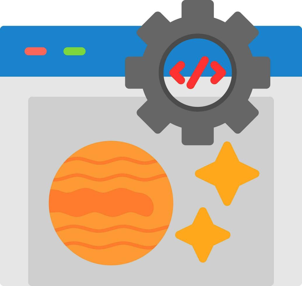 Coding Vector Icon Design