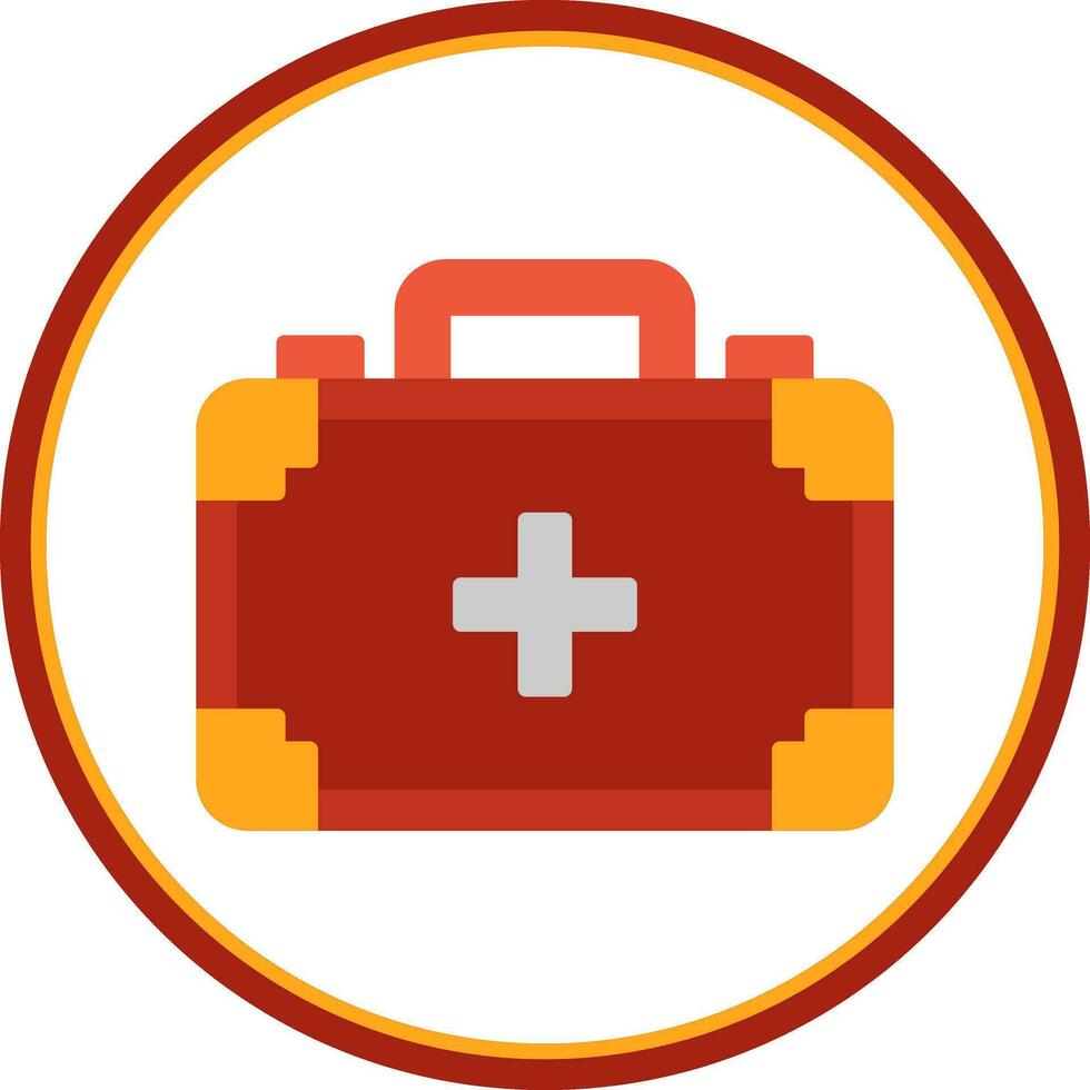 First aid kit Vector Icon Design