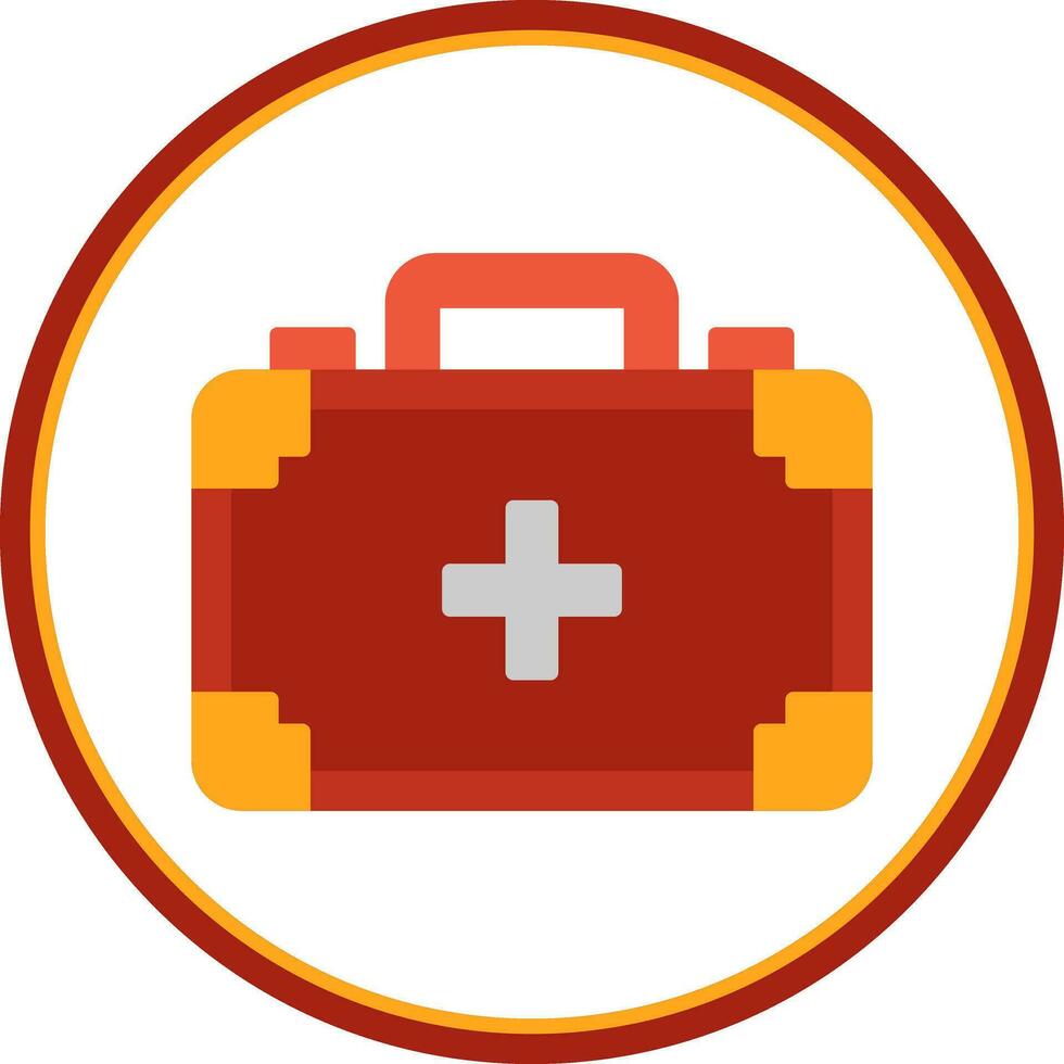 First aid kit Vector Icon Design