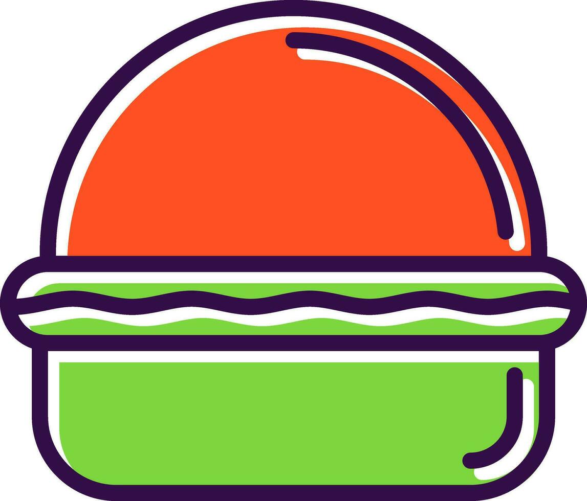 diseño de icono de vector de hamburguesa