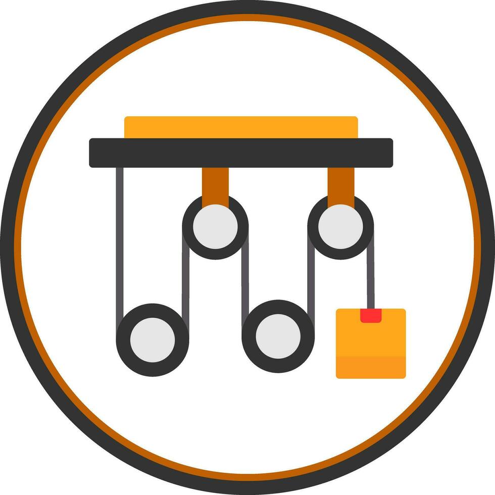 Pulley Vector Icon Design