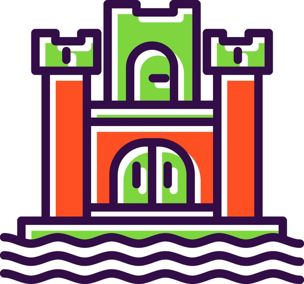 gravensteen vector icono diseño