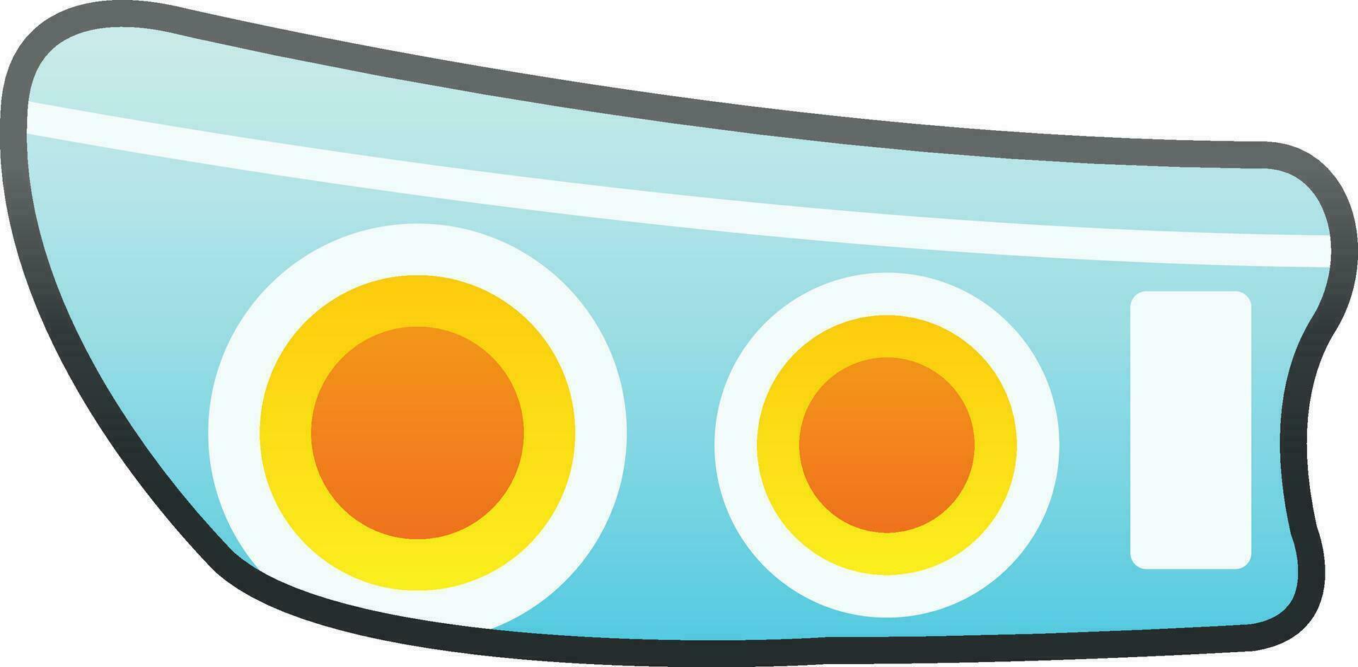 Head light Vector Icon Design