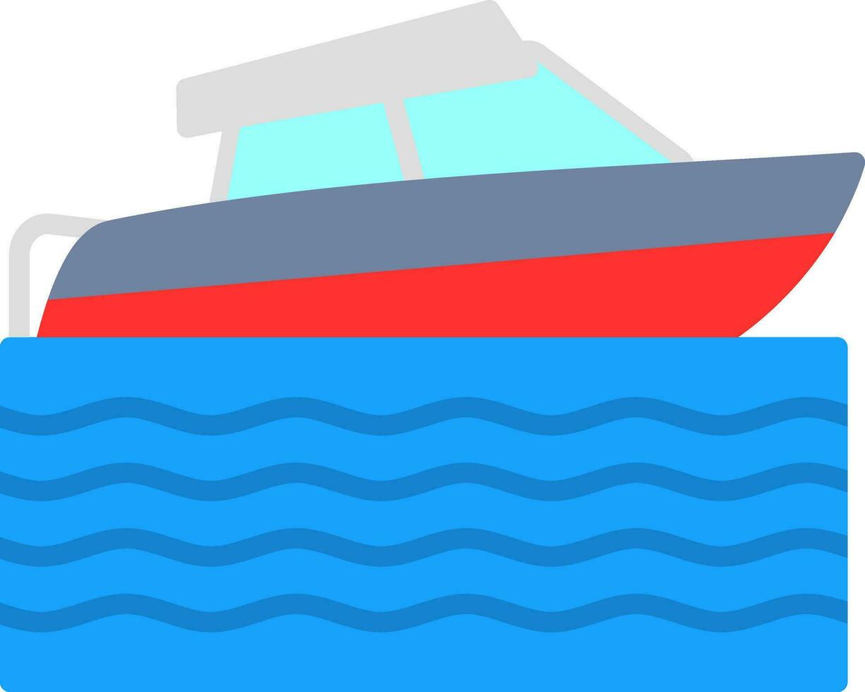 Speed boat Vector Icon Design