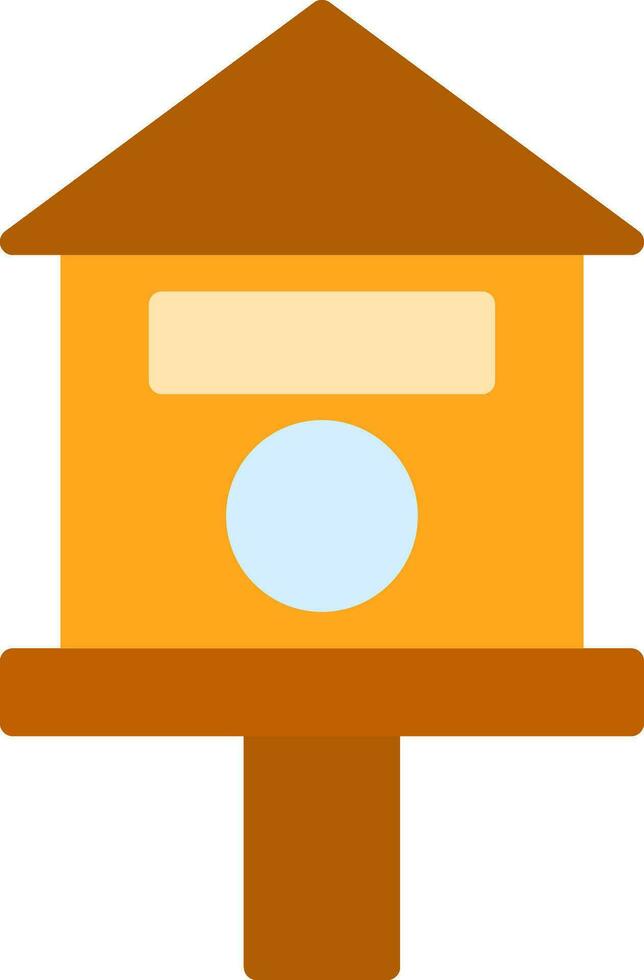 Bird house Vector Icon Design