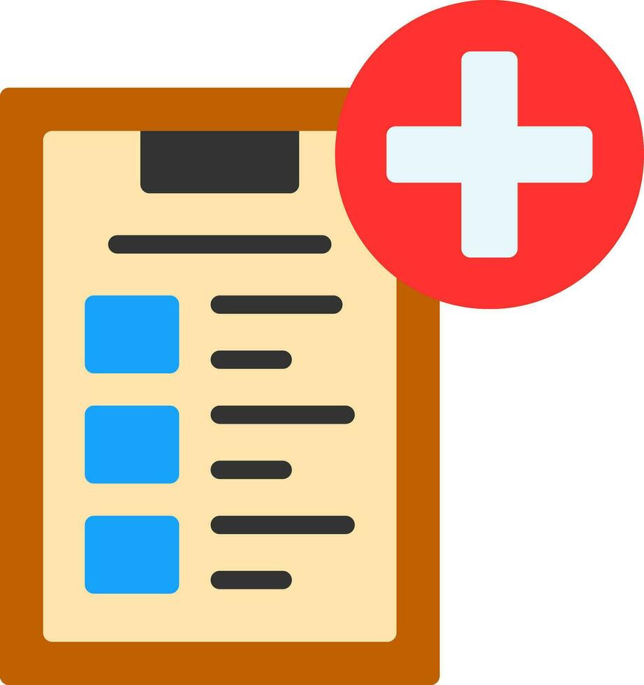 Medical report Vector Icon Design