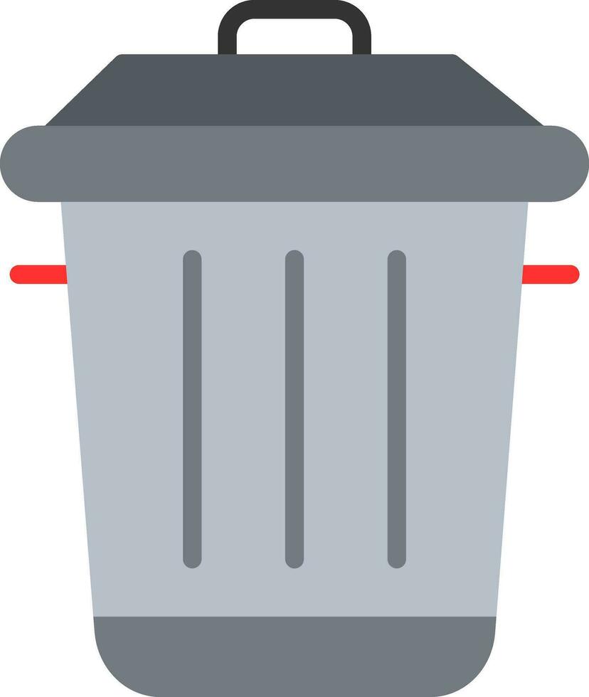 diseño de icono de vector de basura