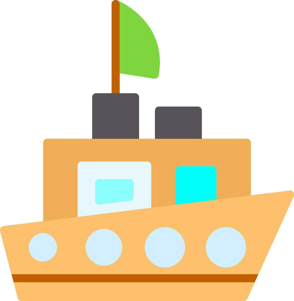 Ship Vector Icon Design