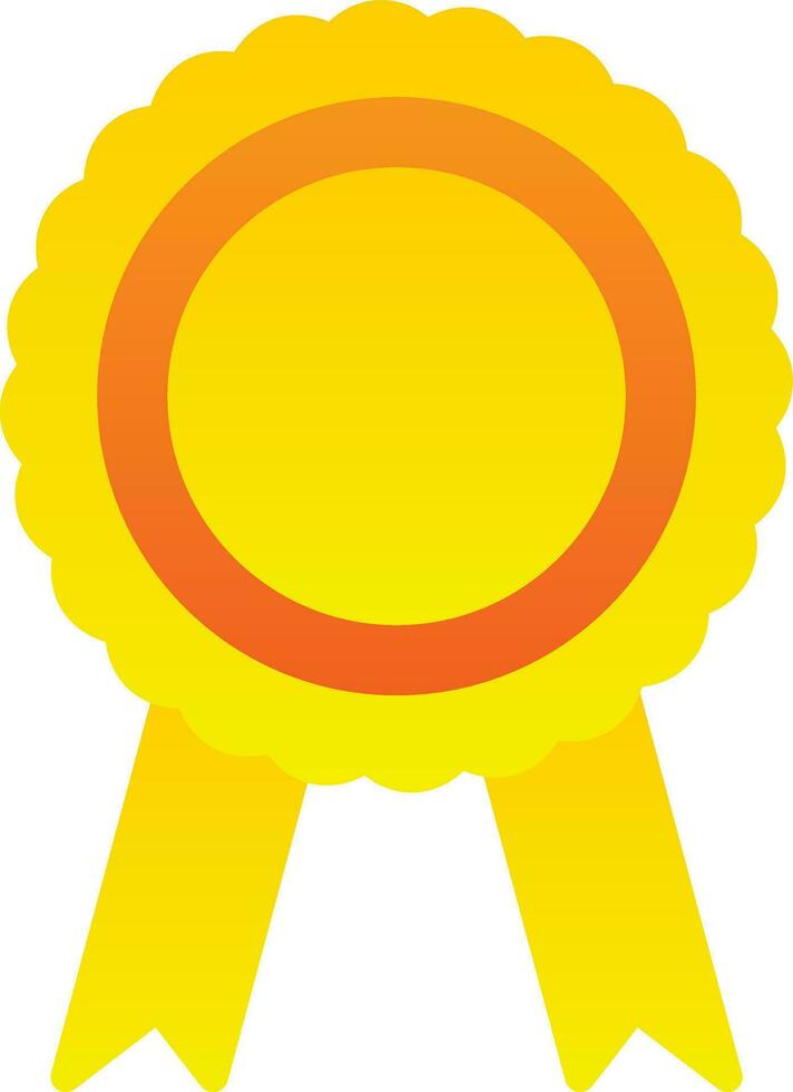 diseño de icono de vector de medalla