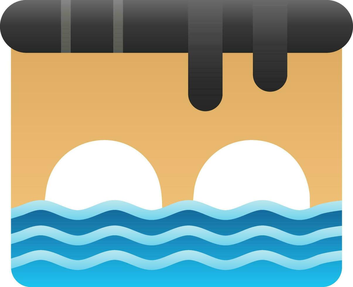 Canal Vector Icon Design