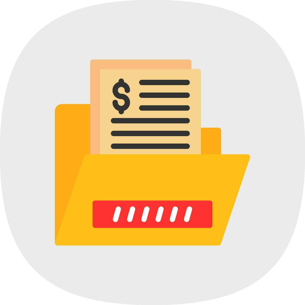 Dossier Vector Icon Design