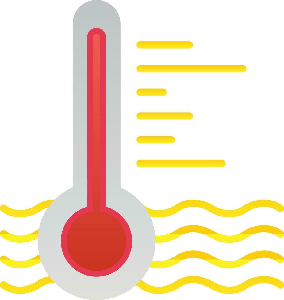 diseño de icono de vector de temperatura