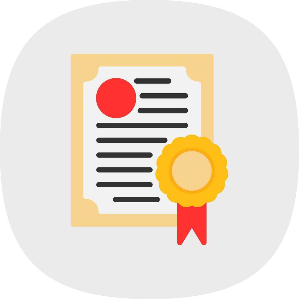 Diploma Vector Icon Design
