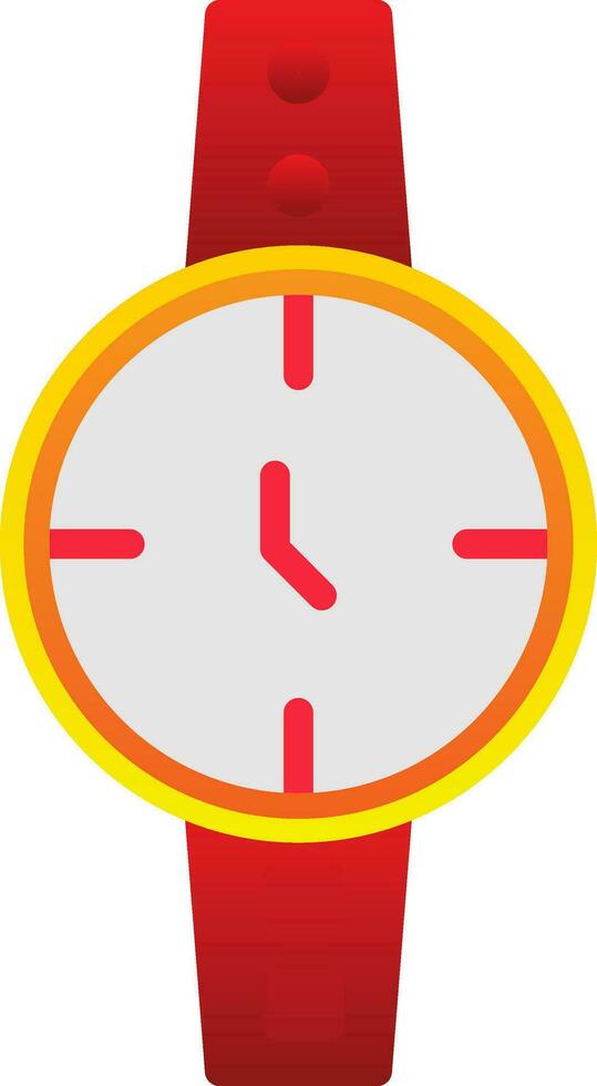 diseño de icono de vector de reloj de pulsera