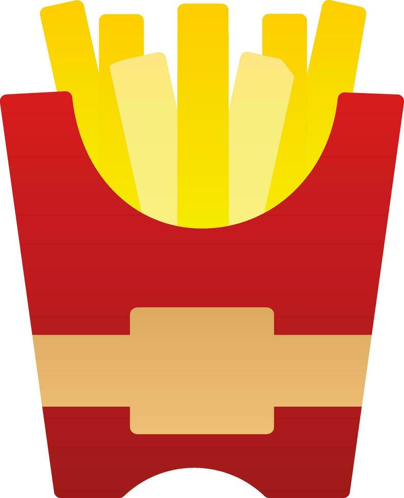 Frites Vector Icon Design