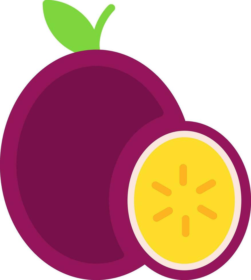 pasión Fruta vector icono diseño