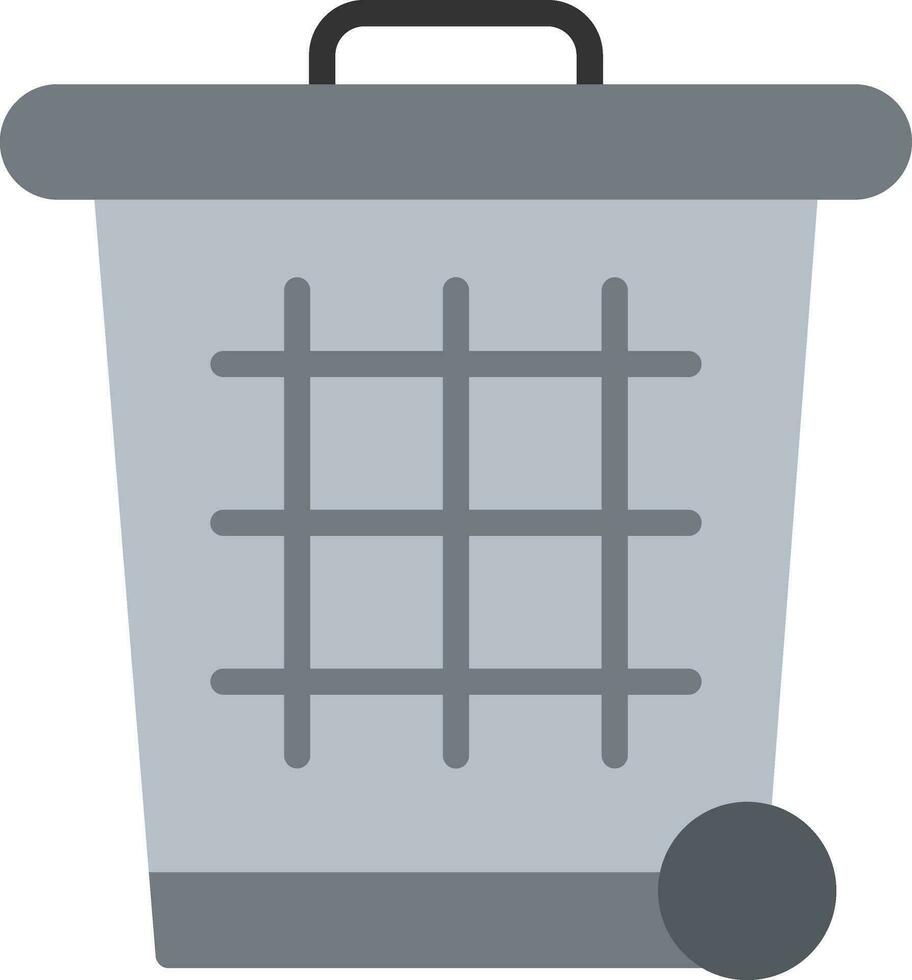 Trash can Vector Icon Design
