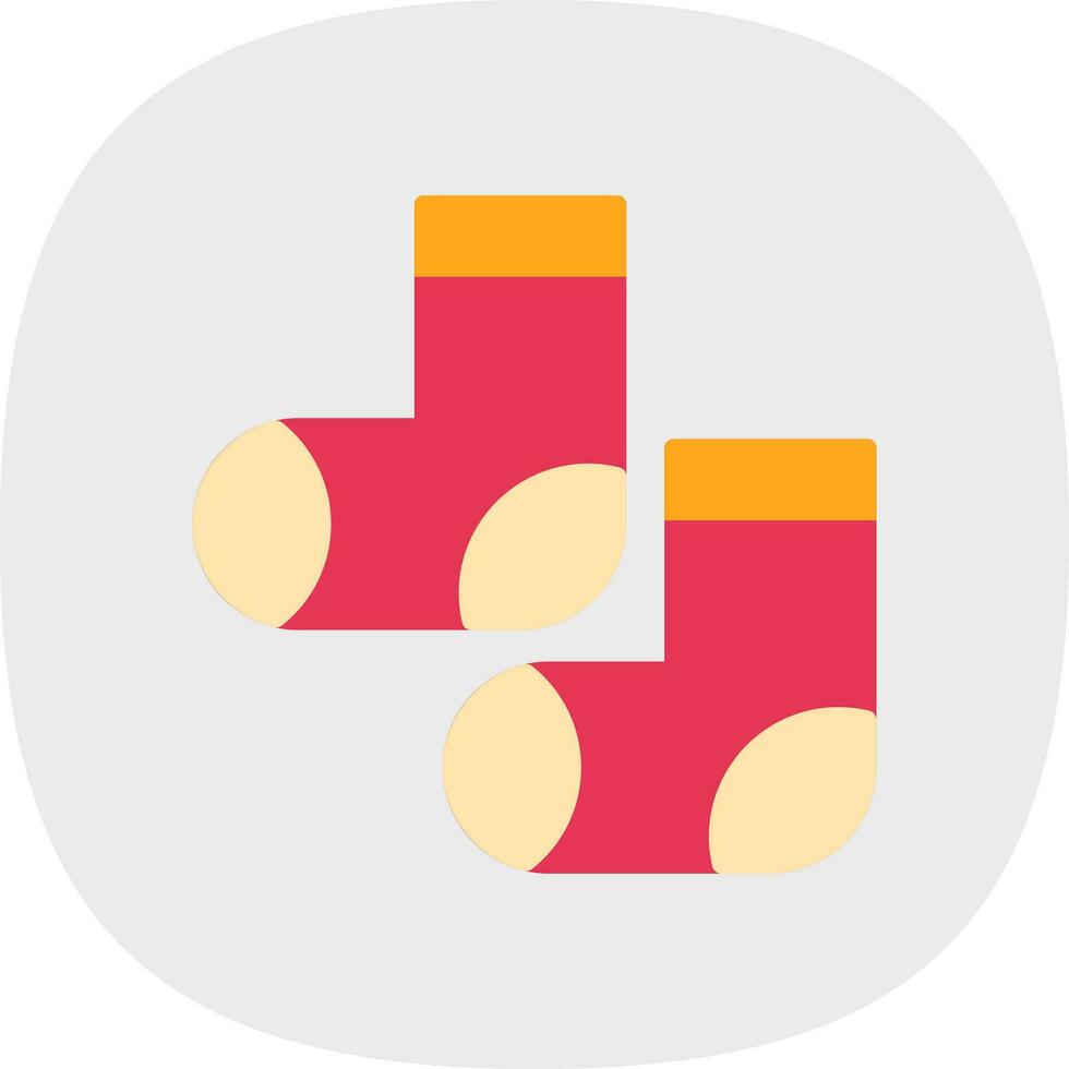 Socks Vector Icon Design