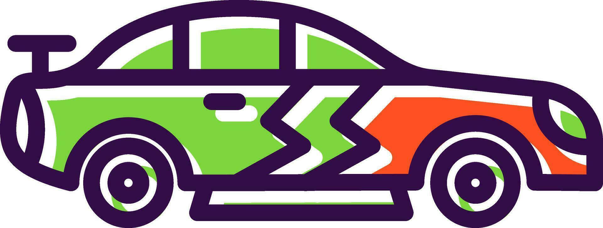 Sport car Vector Icon Design