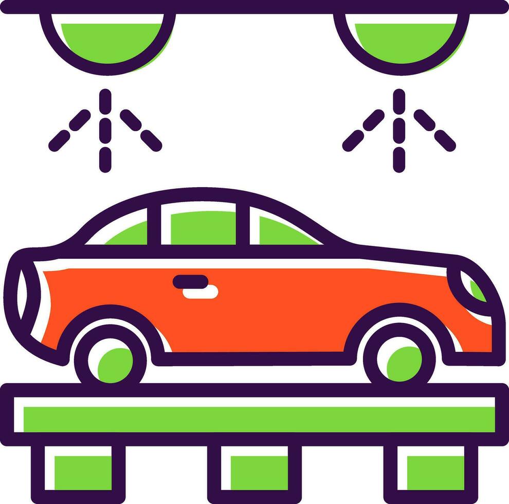 Car wash Vector Icon Design