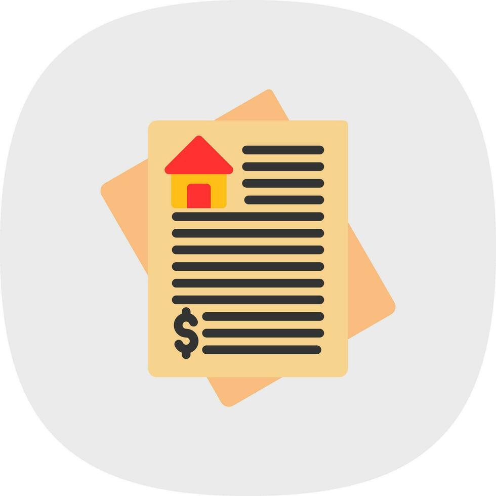 Mortgage Vector Icon Design