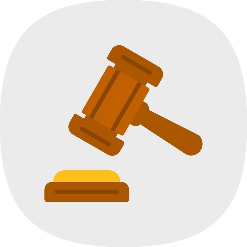 Gavel Vector Icon Design