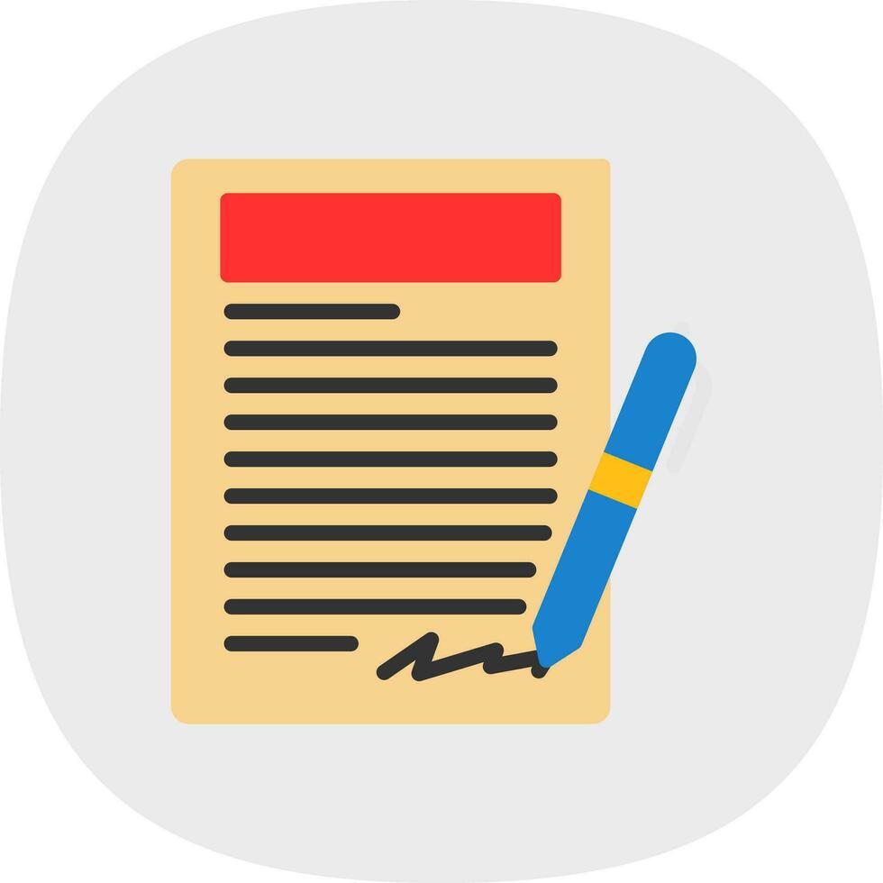 Agreement Vector Icon Design