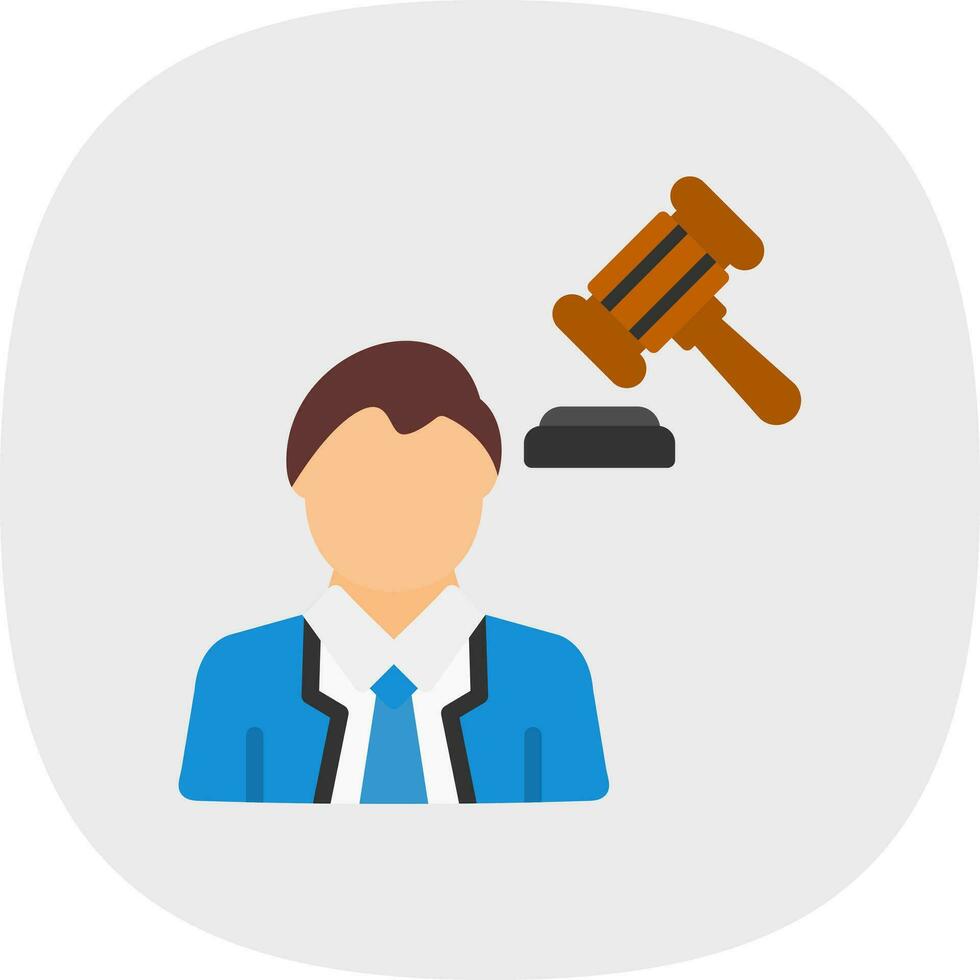 Lawyer Vector Icon Design