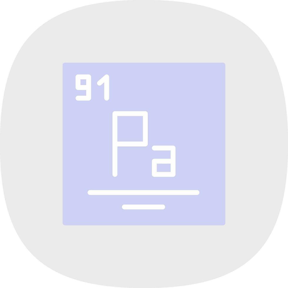 Protactinium Vector Icon Design