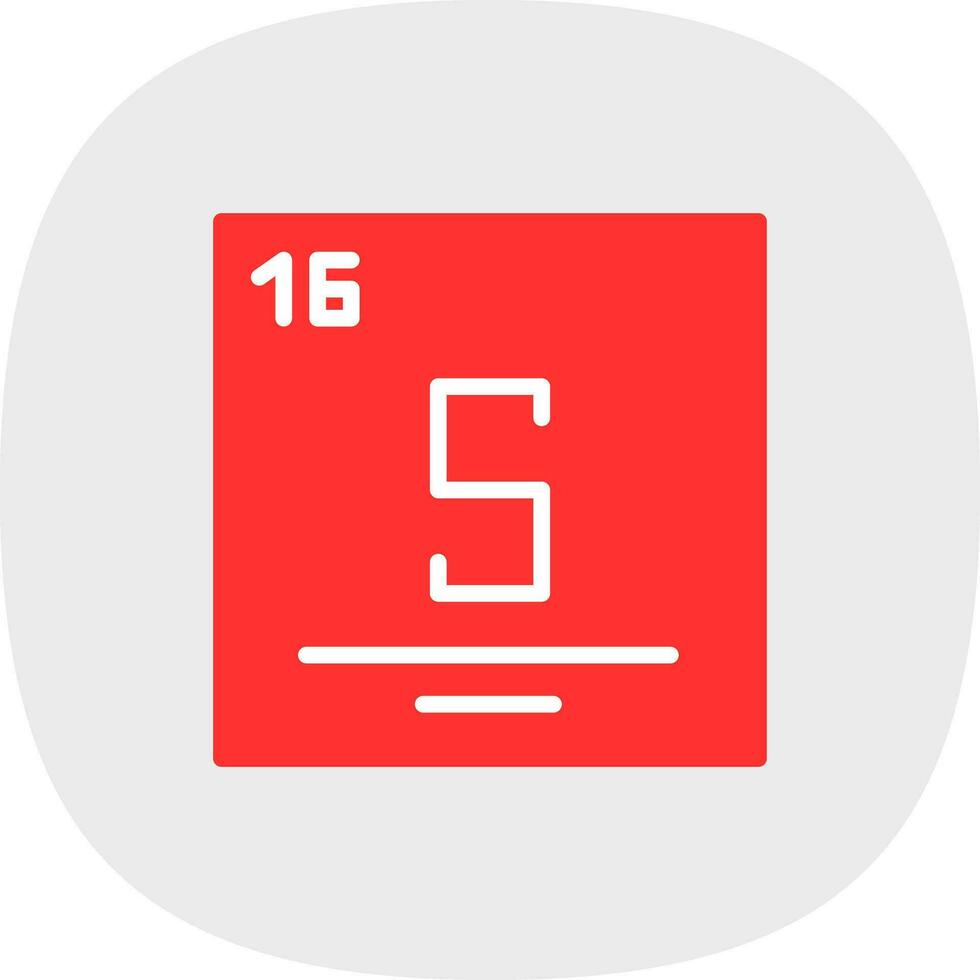 Sulfur Vector Icon Design