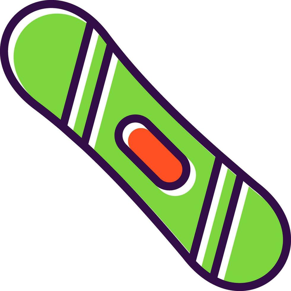 Snowboard Vector Icon Design