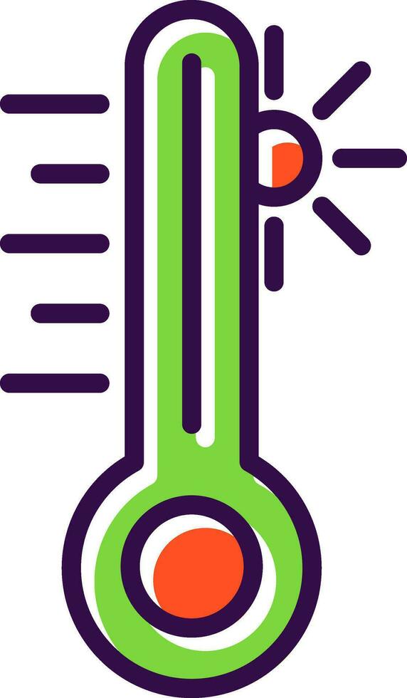 Thermometer Vector Icon Design